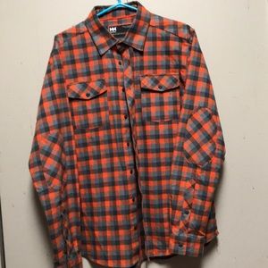 LG Orange&Grey HH Plaid
